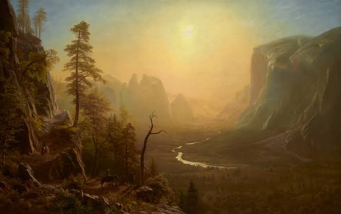 Giant Redwood Trees of California, Albert Bierstadt