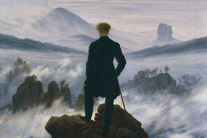 The Wanderer Above the Mists, Caspar David Friedrich